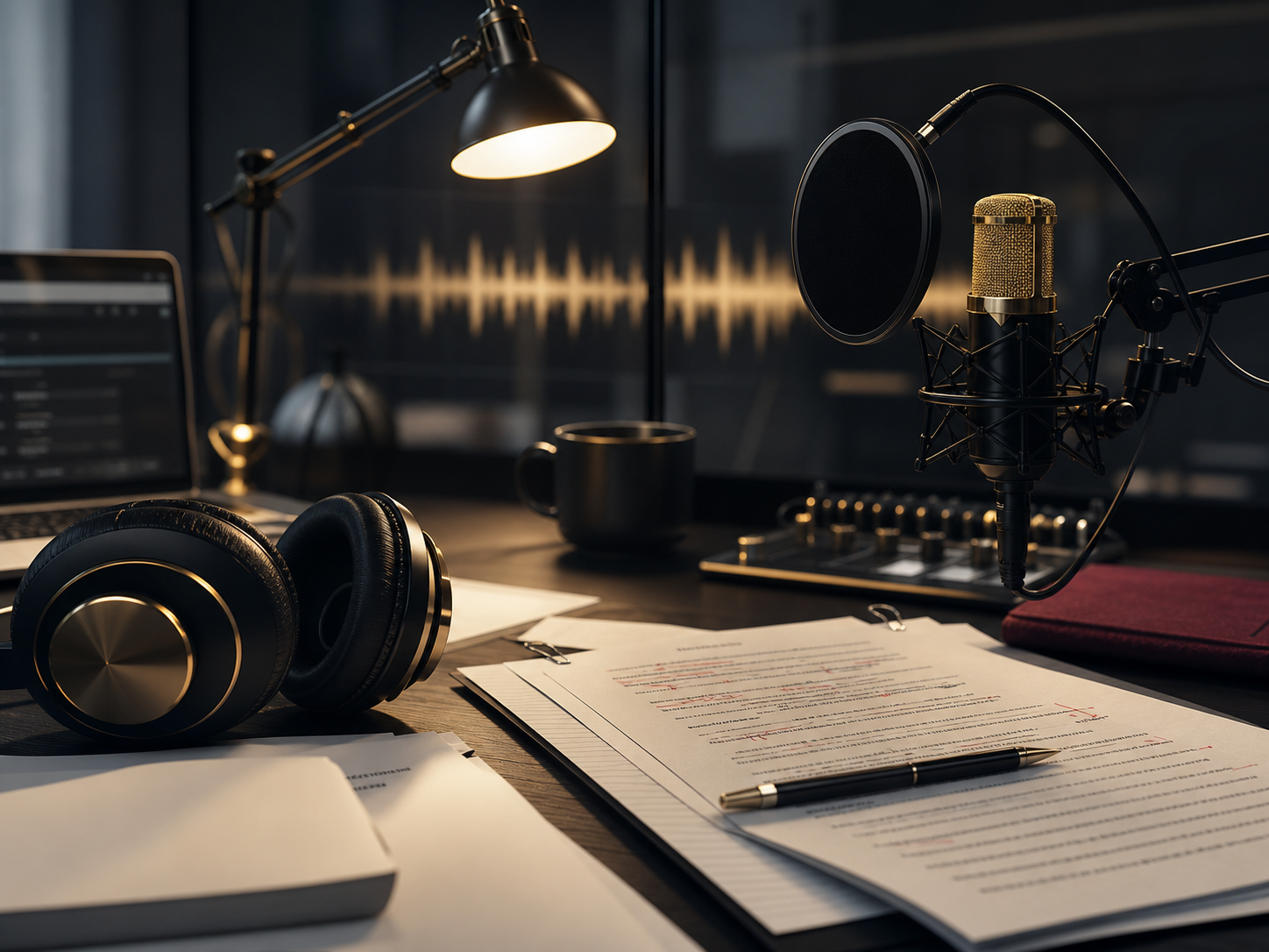 Conference recording transcribed with speaker labels