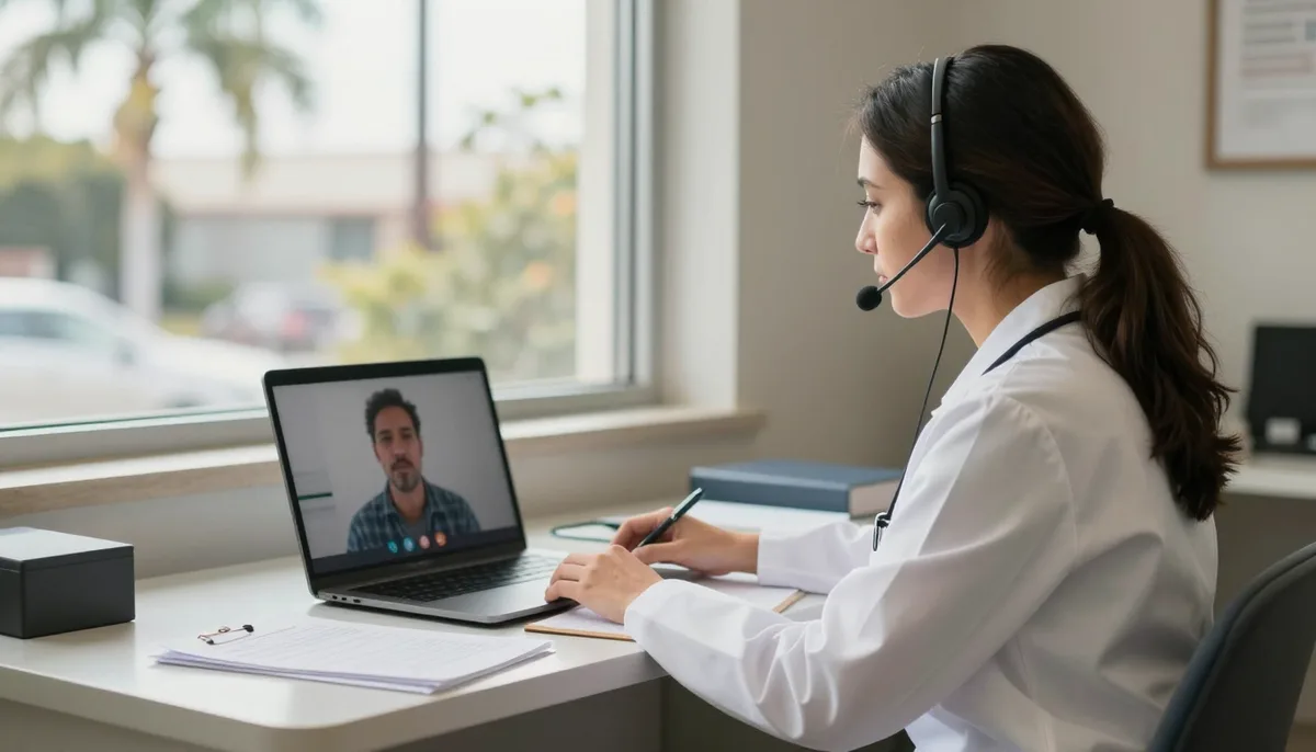 Telehealth visit transcription in California: consent, BAA chain, and charting workflow