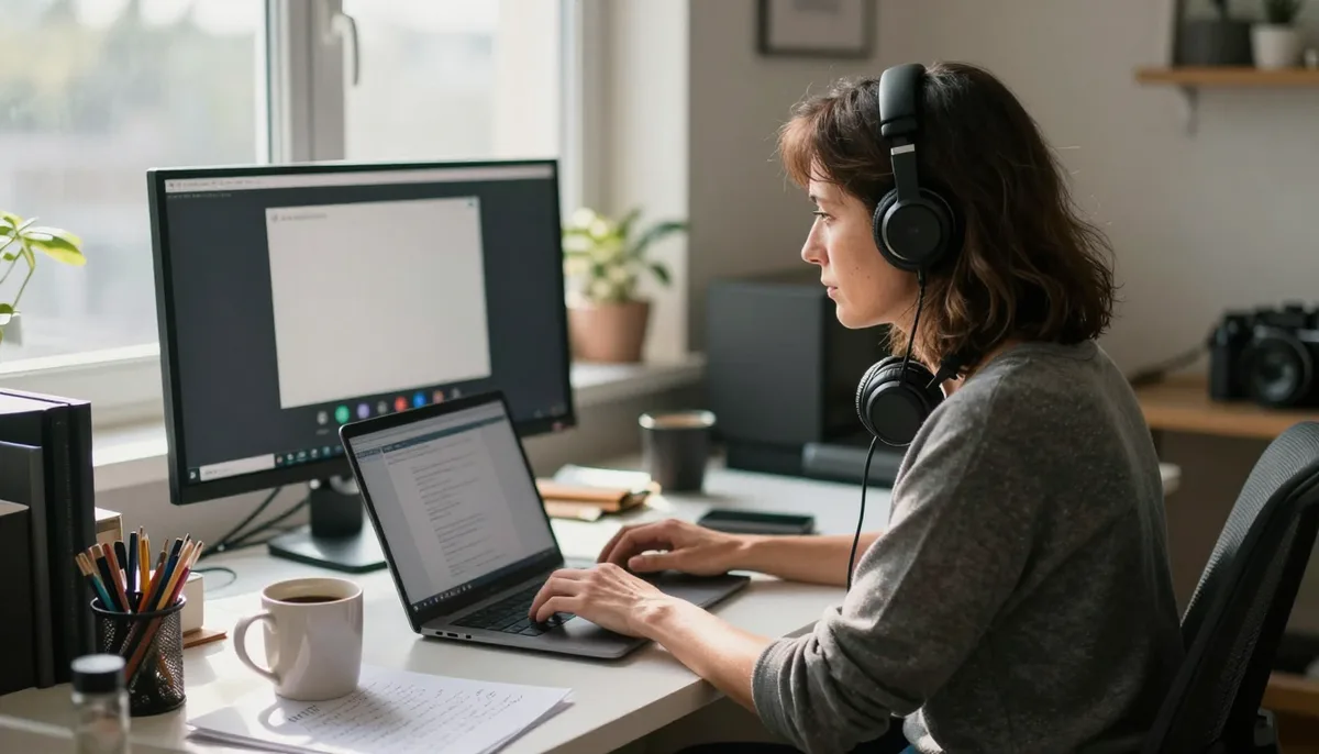 Webinar transcription to SEO article: a 60-minute workflow for consultants